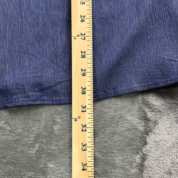 Naif Dress Women 2X Chambray Button Front Boho Cottagecore Coastal Summer Blue - Picture 11 of 12